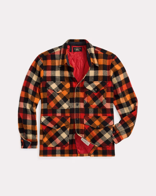 Checked Wool Overshirt