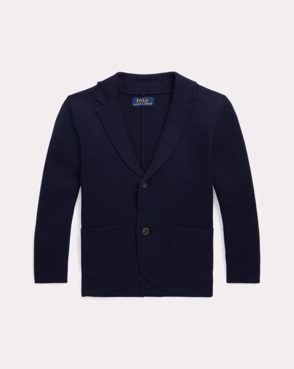Cotton Blazer Cardigan