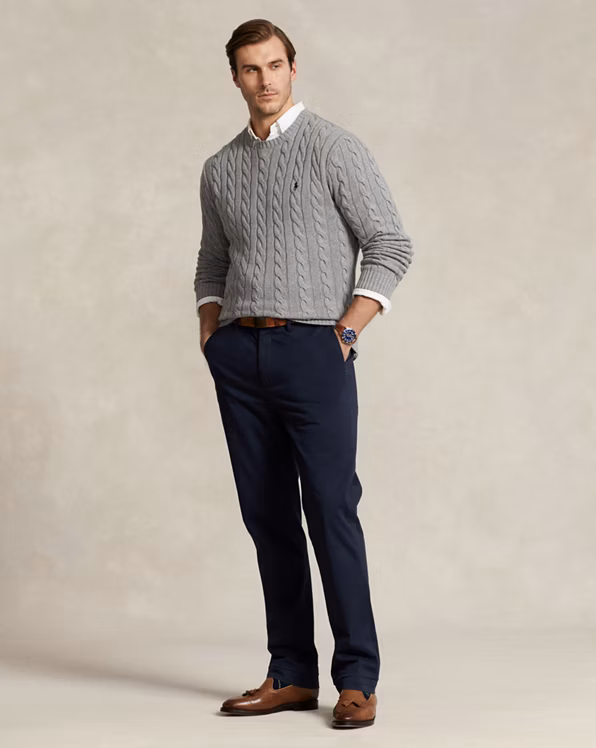 Stretch Classic Fit Chino Trouser