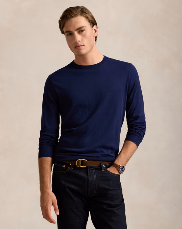 Cotton Crewneck Jumper