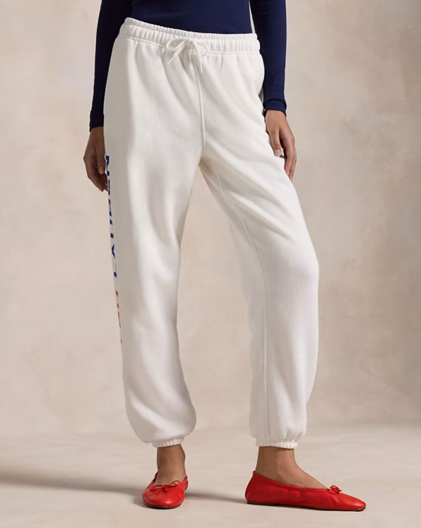 Flag Logo Fleece Tracksuit Bottoms