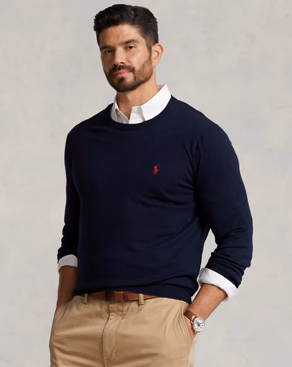 Cotton Crewneck Jumper