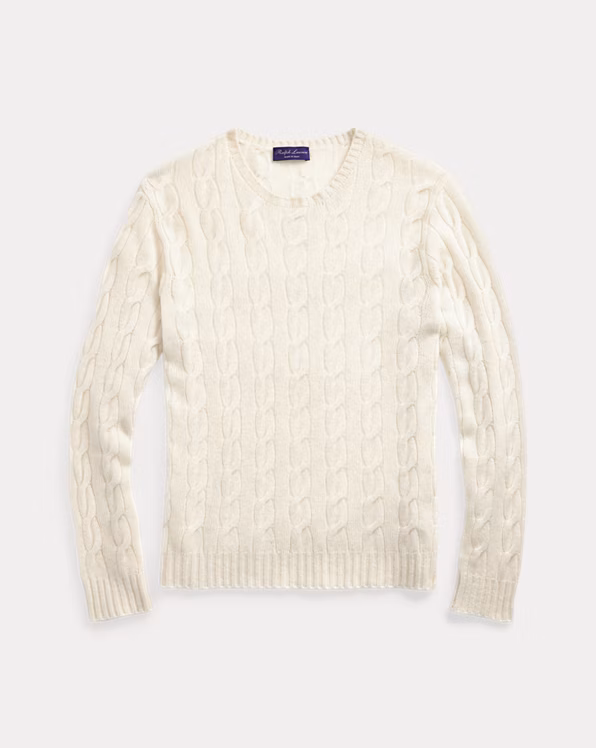 Cable-Knit Cashmere Jumper