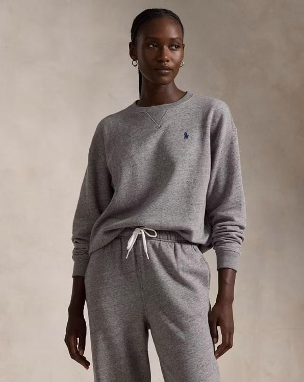 Lightweight Fleece Crewneck Pullover