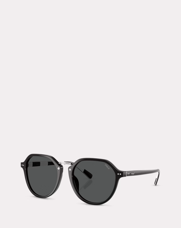 Heritage Rugby-Stripe Round Sunglasses